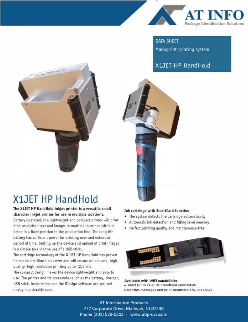 X1JET PRO HANDHOLD brochure