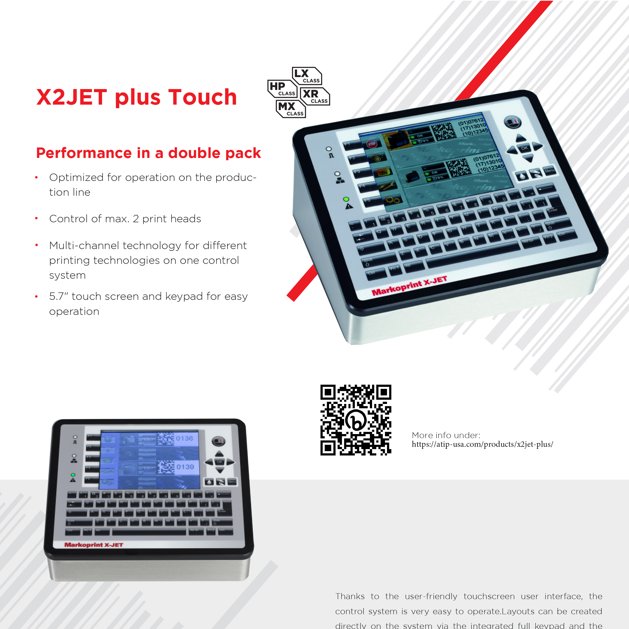 X2JET Plus Touch