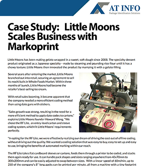 Little Moons Boosts Coding with Markoprint X1JET