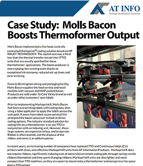 Case Study: Molls Bacon Boosts Thermoformer Output
