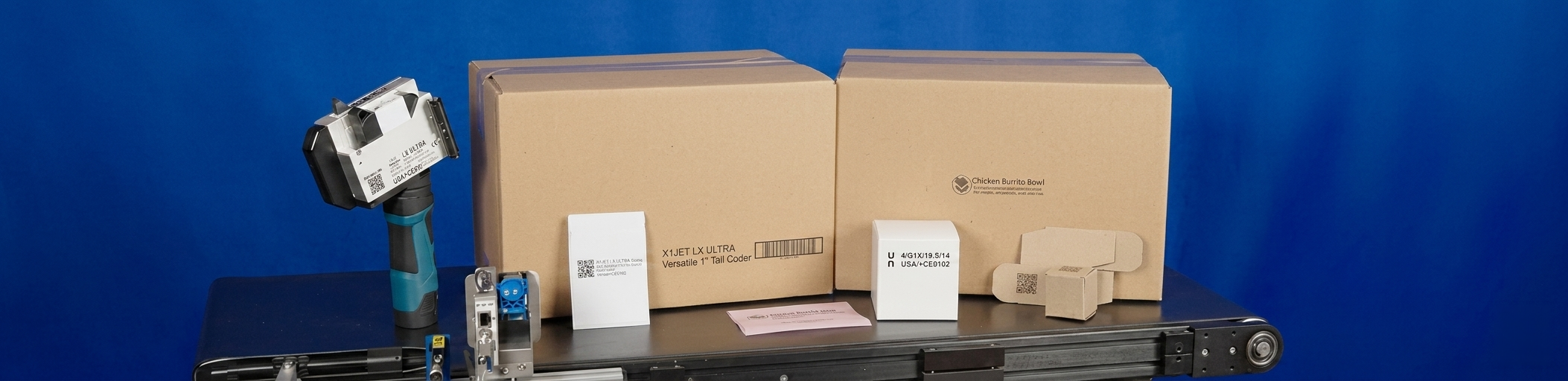 X1Jet LX Ultra: 1 Inch Printhead Thermal Case Coding Printer